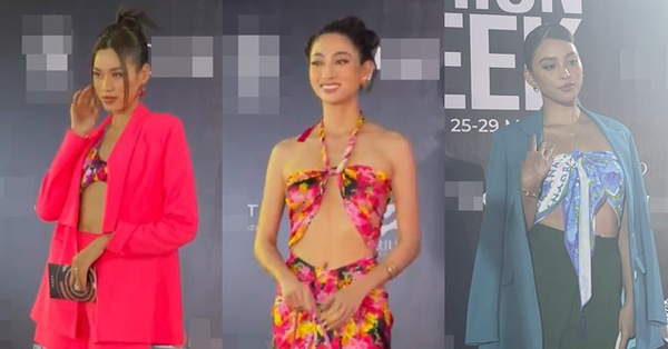 Close-up beauty of Miss Tieu Vy, Do Thi Ha, Luong Thuy Linh and Vbiz beauties through normal camera