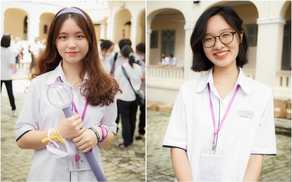The female students caused memories at the graduation ceremony of Le Hong Phong (HCMC)