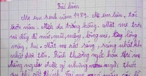 The essay describing the “crude but true” mother of an elementary school student made netizens laugh out loud