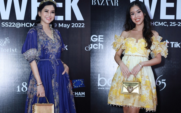 Former actress Thuy Tien “powerful” with her daughter on the red carpet