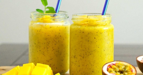 Passion fruit smoothies help lose weight, beautiful skin