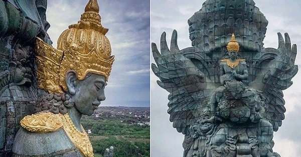 The giant statue was built nearly 3 decades before it was completed