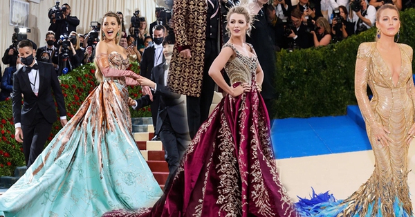 Calling Blake Lively the Queen of Met Gala because she dresses up the theme every year