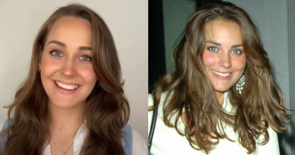 “Twin sister” with Princess Kate explodes social media, stunning appearance and talent