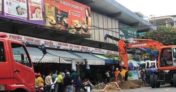 The discovery of a decomposing human arm in a sewer in Da Nang