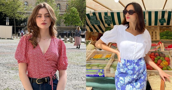 Learn 13 ways to wear floral dresses of French women