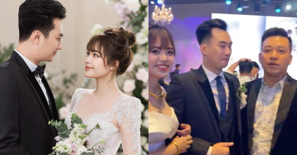 Tuan Hung, Huynh Anh and the Northern stars reunite, the groom especially does a romantic thing