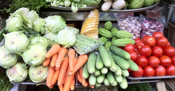 Price of vegetables increased by 2,000 VND/kg