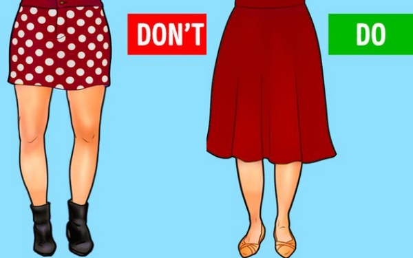 How to choose outfits for 5 non-standard leg shapes