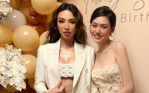 Miss Thuy Tien shows off her hot lingerie at the birthday party of runner-up Tuong San