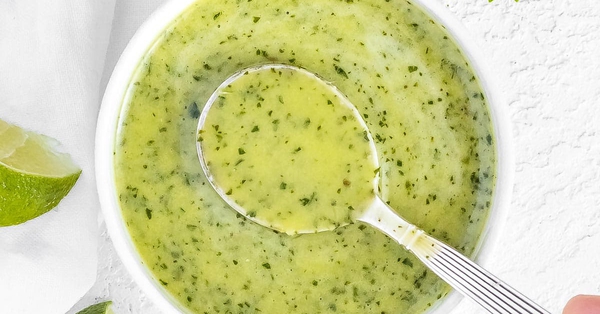 How to make simple but delicious coriander lemon salad dressing