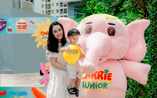 Bringing the journey “Bathing is fun” everywhere, Pink Elephant makes Children’s International full of laughter