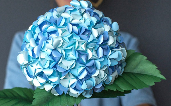 Bạn có thể làm hoa cẩm tú cầu bằng giấy a4 với mức giá rẻ và đẹp không?
