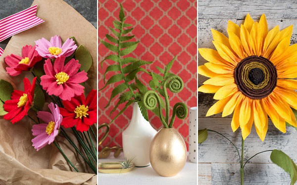 3 cách làm hoa từ vải dạ đơn giản mà cực đẹp - aFamily