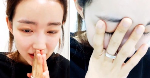Nữ thần tượng Kpop bật khóc, chắp tay cầu xin sau khi để lộ số điện thoại thành viên chung nhóm trên livestream