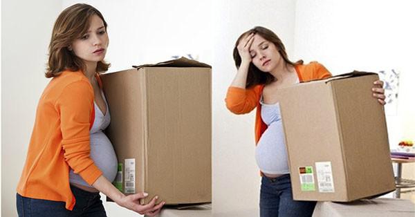 Các mẹ mang thai không nên mang vác vật nặng là bởi chính lý do nguy hiểm  này đây
