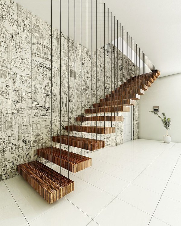 Mẫu cầu thang đẹp mắt và độc đáo sẽ trở thành tâm điểm thu hút mọi ánh nhìn khi bạn đón khách trong căn nhà của mình. Sự kết hợp giữa tính thẩm mỹ và kiến trúc khéo léo giúp mẫu cầu thang trở thành một tác phẩm nghệ thuật đặc biệt trong không gian sống của bạn.