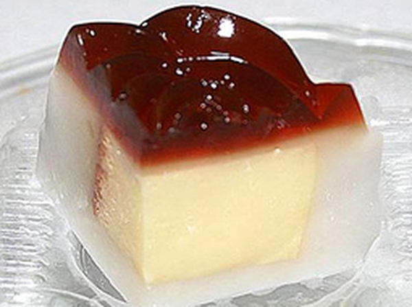 Rau câu nhân flan