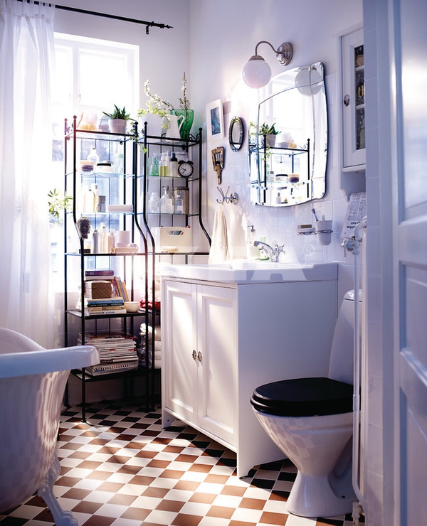 Những thiết kế ph&ograve;ng tắm tiện dụng của IKEA 