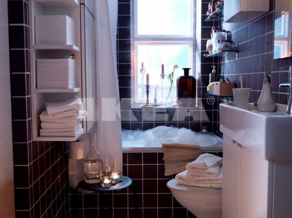 Những thiết kế ph&ograve;ng tắm tiện dụng của IKEA 