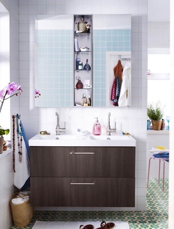 Những thiết kế ph&ograve;ng tắm tiện dụng của IKEA 