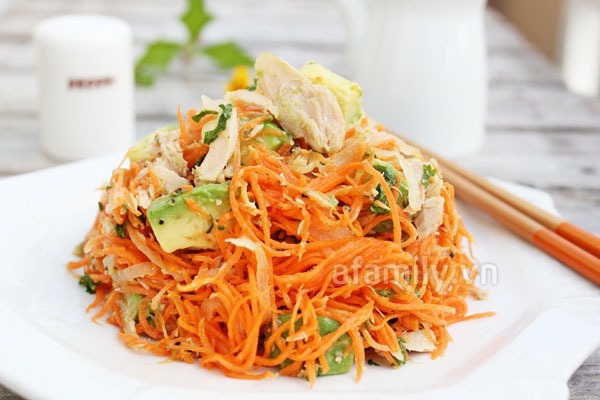 Salad c&agrave; rốt - l&agrave;m cực nhanh ăn cực ngon 10