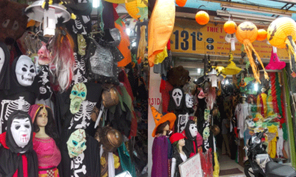 TPHCM: Nhộn nhịp thị trường đồ chơi Halloween 1