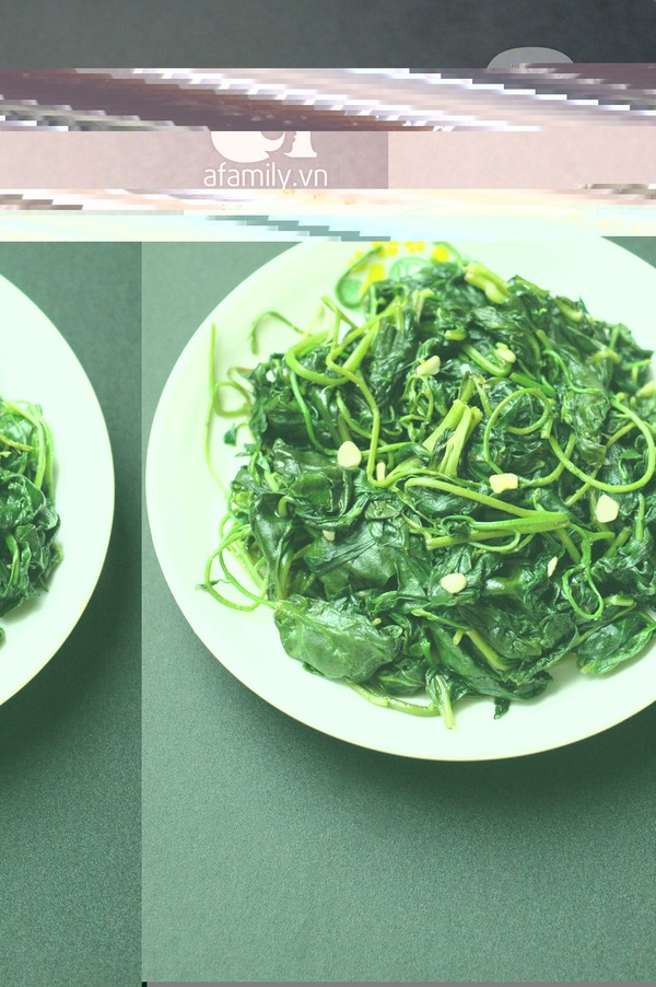 Mồng tơi x&agrave;o tỏi