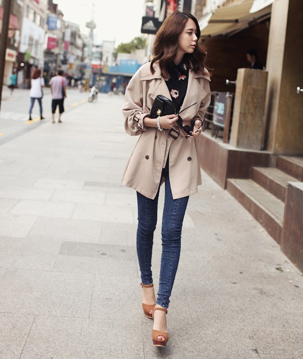 Biến hóa với áo trench coat ngày đông lạnh 24