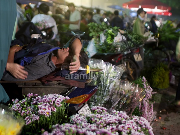 Chợ hoa đêm Hà Nội dịp 20-10: Một ngày nhìn lại 13
