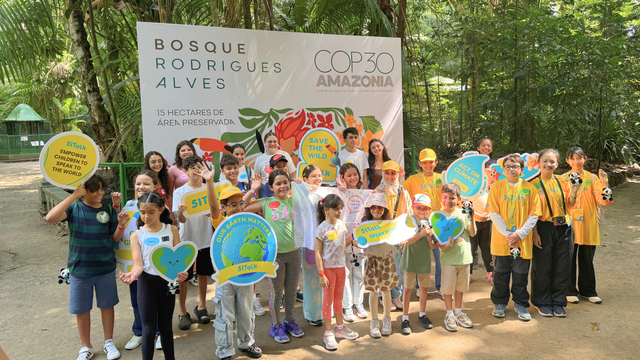 Đại diện thiếu nhi Việt Nam đầu tiên phát biểu tại Diễn đàn Biến đổi khí hậu của Liên hợp quốc ở Brazil - Ảnh 3.