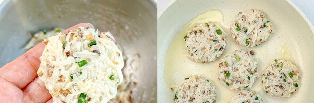 Bánh củ cải trắng chiên tôm khô: Món ăn ngon cho mùa đông ấm áp - Ảnh 4.