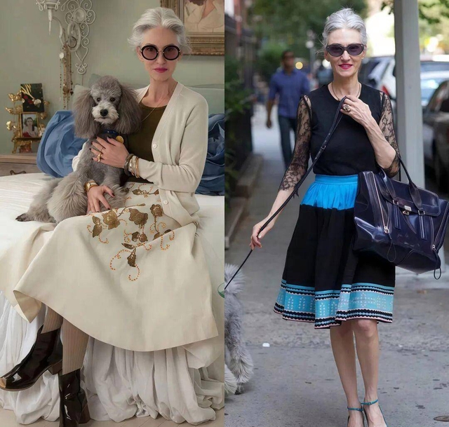 Học phụ nữ Pháp cách làm đẹp tuổi già với tóc bạc tự nhiên và phong cách tinh tế - Ảnh 3. Học phụ nữ Pháp cách làm đẹp tuổi già với tóc bạc tự nhiên và phong cách tinh tế - Ảnh 3.