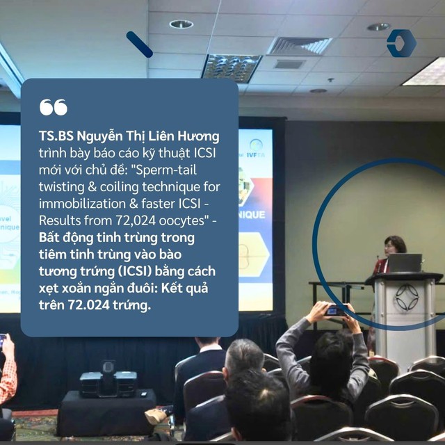 Phương pháp hỗ trợ sinh sản được nữ Tiến sĩ người Việt duy nhất trình bày tại Hội nghị Hỗ trợ sinh sản Quốc tế lớn nhất ở Mỹ có gì đặc biệt? - Ảnh 1.