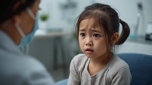 Bé gái gần 5 tuổi được bố đưa đến khám vì ho kéo dài hơn 2 năm không dứt, bác sĩ yêu cầu bé nhúng tay vào 2 cốc nước và kết quả vỡ òa - Ảnh 1.