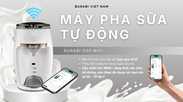 M&aacute;y pha sữa Burabi &ndash; Bước tiến lớn trong c&ocirc;ng nghệ chăm s&oacute;c trẻ nhỏ - Ảnh 2.