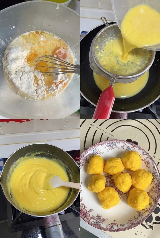 B&aacute;nh bao hoa hồng nh&acirc;n sữa trứng: M&oacute;n b&aacute;nh ngọt ng&agrave;o cho bữa s&aacute;ng của gia đ&igrave;nh - Ảnh 2.