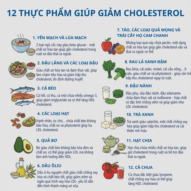 12 thực phẩm nên ăn từ giờ đến Tết để cải thiện cholesterol, theo lời khuyên của chuyên gia dinh dưỡng và bác sĩ tim mạch - Ảnh 3.