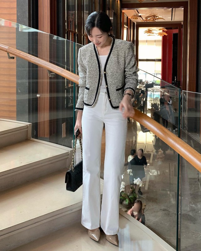 4 Kiểu quần d&agrave;i hack ch&acirc;n thon thả hơn hẳn kh&ocirc;ng phải quần ống rộng - Ảnh 9.