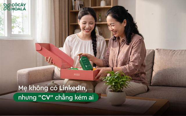 Mẹ không có LinkedIn, nhưng 