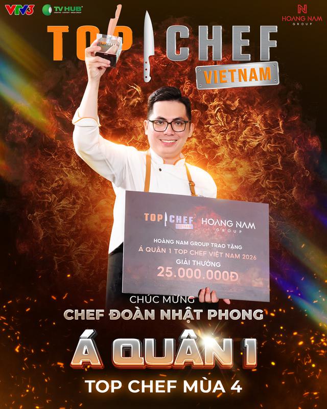 Từng trượt ngay v&ograve;ng audition, ch&agrave;ng đầu bếp Huế trở lại sau 3 năm v&agrave; đăng quang Top Chef Việt Nam 2026 - Ảnh 6.