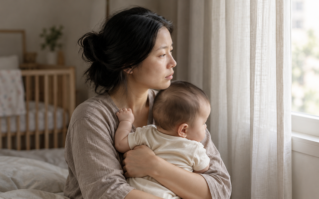 7 dấu hiệu trầm cảm sau sinh: Sản phụ dù ít nói hay trải nhiều thì gia đình cũng nên chú ý - Ảnh 1.
