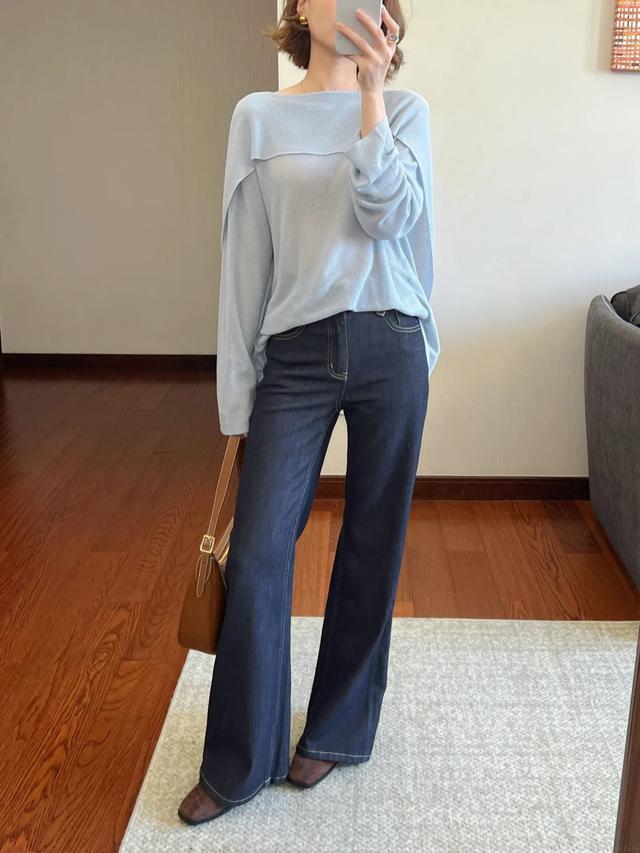 Công sở mùa thu với baby blue: Công thức old money giúp diện mạo trẻ trung mà vẫn thanh lịch - Ảnh 5.