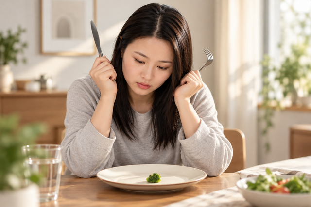 Phụ nữ ngoài 40 tuổi, đừng vội bỏ bữa tối để giảm mỡ bụng: Tôi đã hiểu vì sao càng nhịn ăn, mình càng mệt - Ảnh 1.