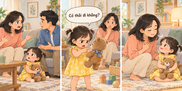 Bé bước vào giai đoạn bắt chước, cha mẹ đừng xem nhẹ 3 hành vi này, điều thứ hai gần như nhà nào cũng mắc phải - Ảnh 1.