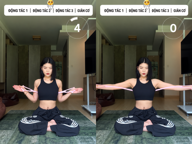 H&agrave;ng triệu người t&ograve; m&ograve; b&iacute; quyết &ldquo;lưng mỏng&rdquo; của c&ocirc; g&aacute;i n&agrave;y: 3 động t&aacute;c đơn giản gi&uacute;p cải thiện v&oacute;c d&aacute;ng - Ảnh 4.
