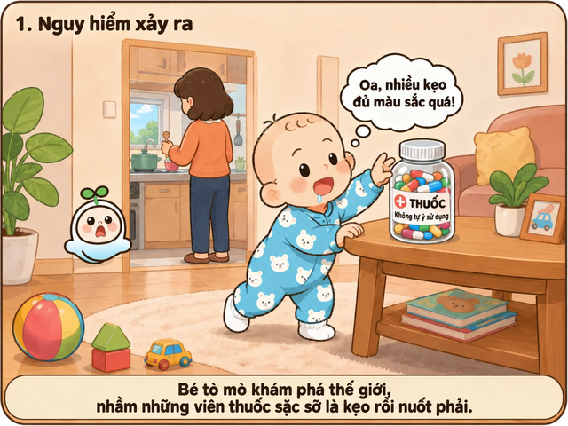 “Kẹo” hay “thuốc độc”? Lần nếm thử nguy hiểm của trẻ nhỏ - Ảnh 1.