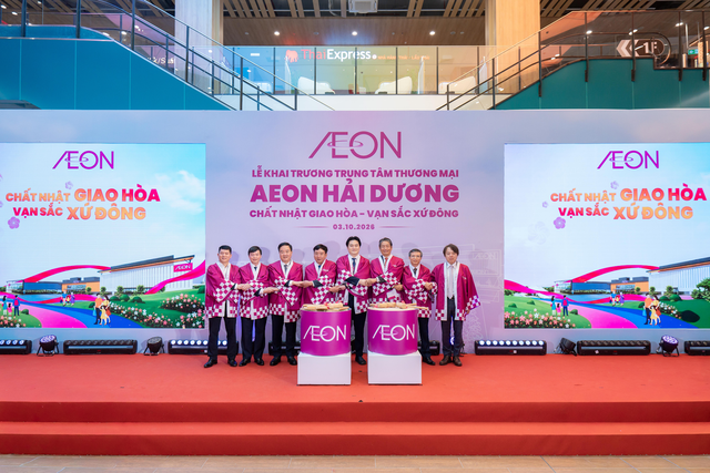 AEON Việt Nam ch&iacute;nh thức khai trương AEON Hải Dương - Trung t&acirc;m thương mại quy m&ocirc; vừa đầu ti&ecirc;n tại khu vực Đồng Bằng S&ocirc;ng Hồng - Ảnh 1.