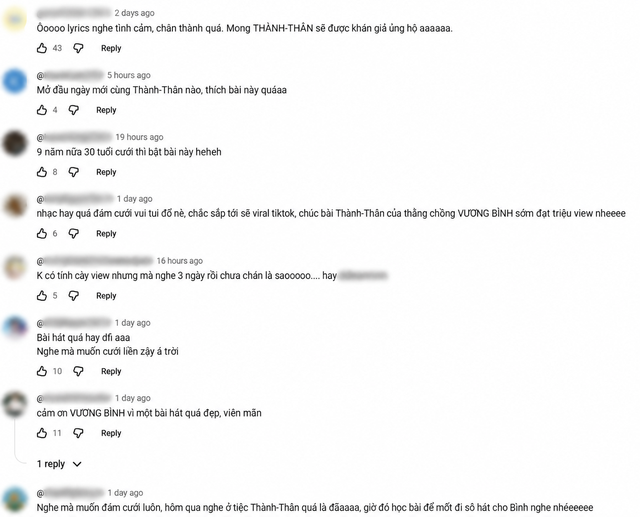 Nghe Thành-Thân của Vương Bình, dân mạng đồng loạt