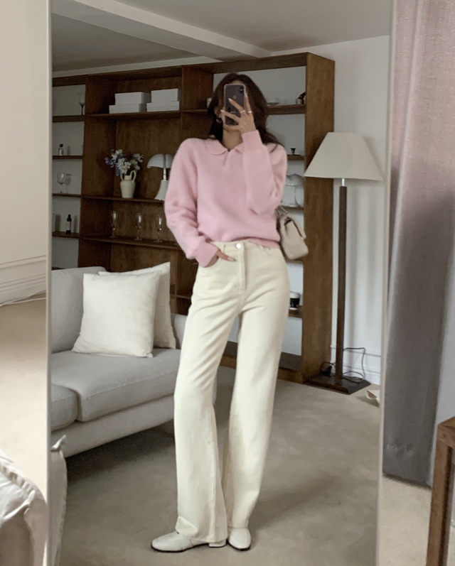 5 C&aacute;ch phối quần jeans Tết sang trọng v&agrave; nổi bật cho phong c&aacute;ch đầu năm 2026 - Ảnh 9.